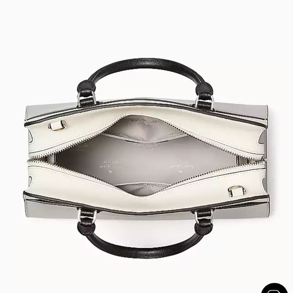 Kate Spade Madison Colorblock Saffiano Leather Medium Satchel
Platinum Grey
NWT - Picture 5 of 16